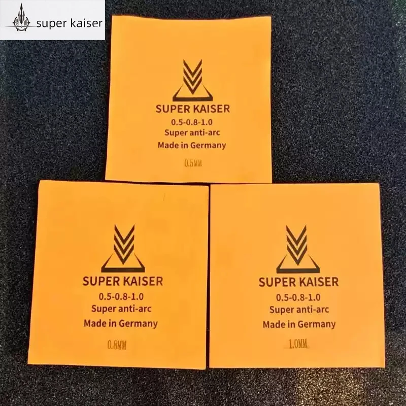 

0.5/0.8/1.0MM GERMAN SUPER KAISER Table Tennis Orange Sponge Pimples Out Inelastic Hardness Long Pimples Anti-arc & Attack