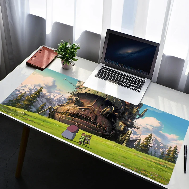 

Mouse Pad Laptop Rubber Extended Desktop Mat Computer Gamer Mousepad PC H-Howls Moving C-Castle Gaming Accessories Keyboard Pad