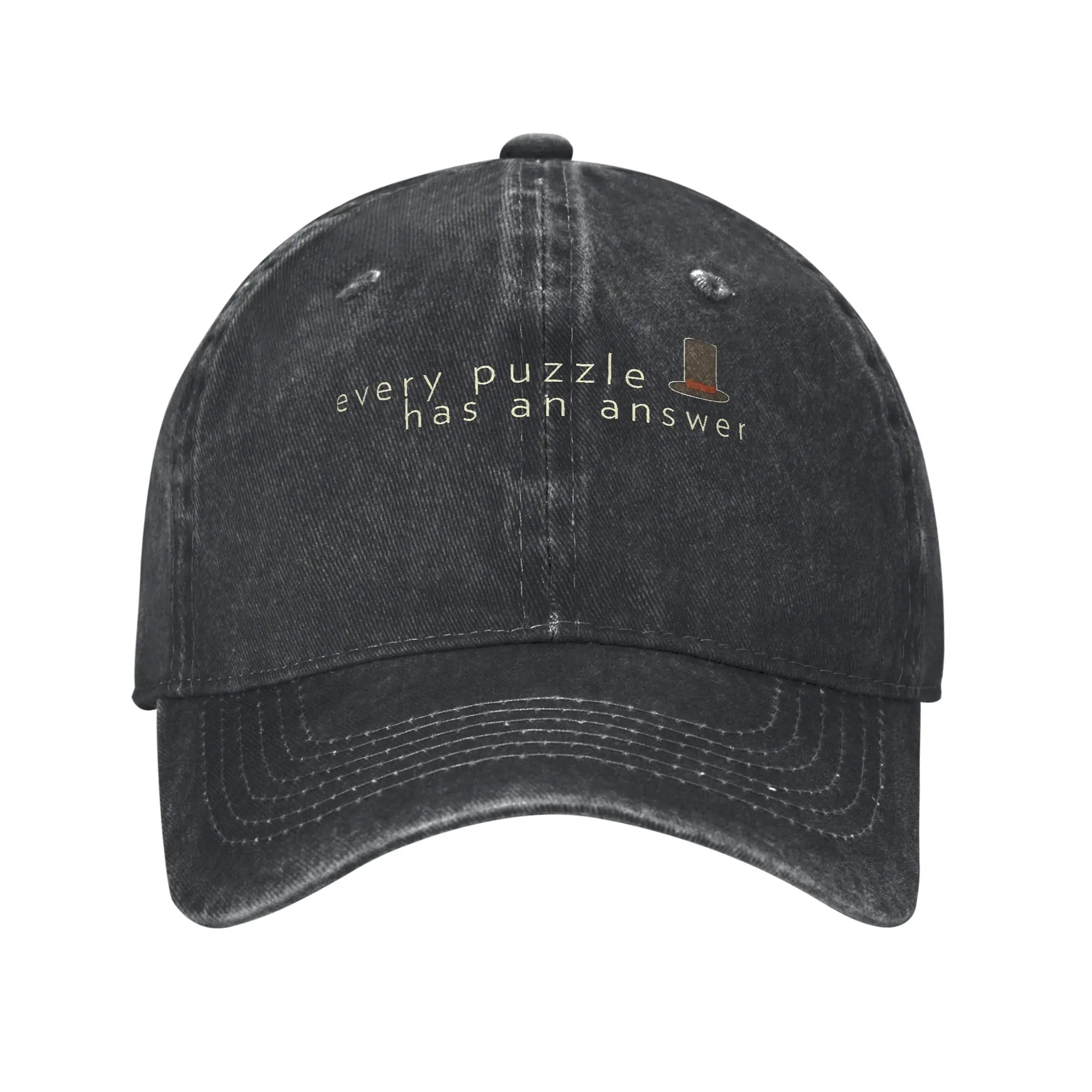 every puzzle has an answer Professor Layton Fashion Baseball Cap  Street Style Women's Visors  Surf Trip Women's Visors