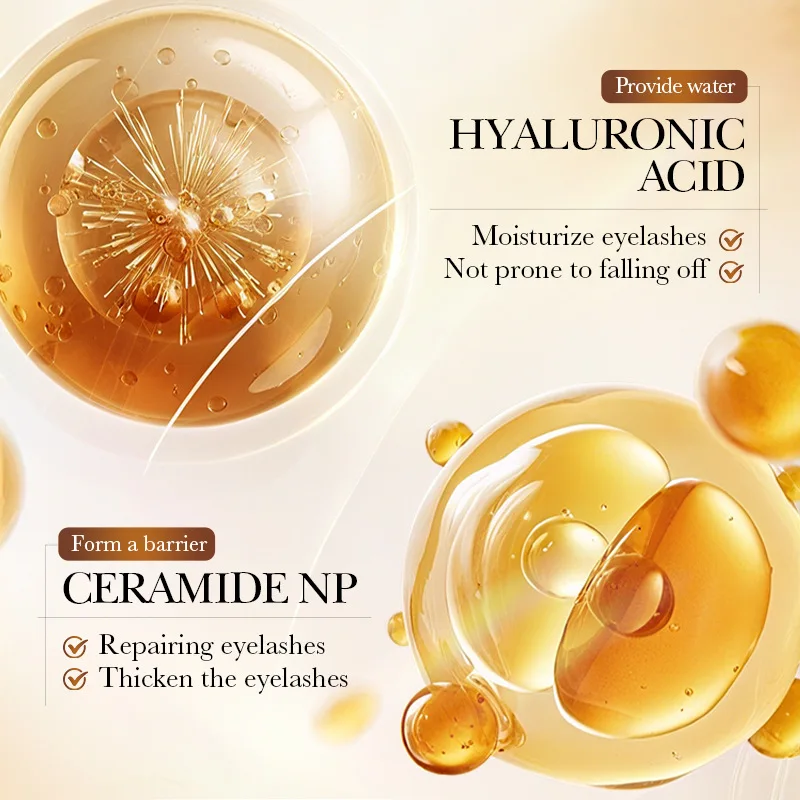 Schnelles Wimpernwachstumsserum, natürlicher Wimpernverstärker, längere, dickere Augenbrauen, Lifting-Essenz, vollere Wimpern, Augenpflege, koreanische Kosmetik