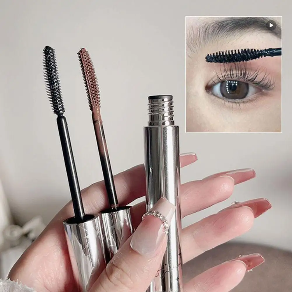 NEW 4D Thick Eyelash Mascara Lengthening WaterproofEyelash Enhance Dry Quick Mascara Black Natural Extension Eyelash Makeup N4R1