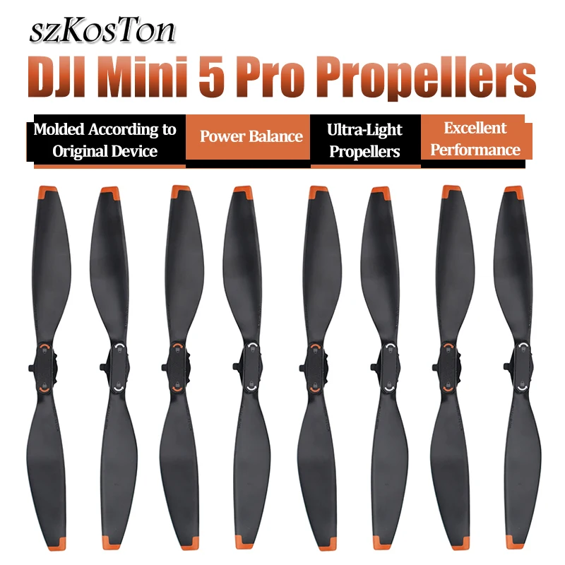 4/8 PCS Propeller Drone Blade Light Weight Quick Release Props Blade Screw Wing For DJI Mini 5 Pro Drone Accessories