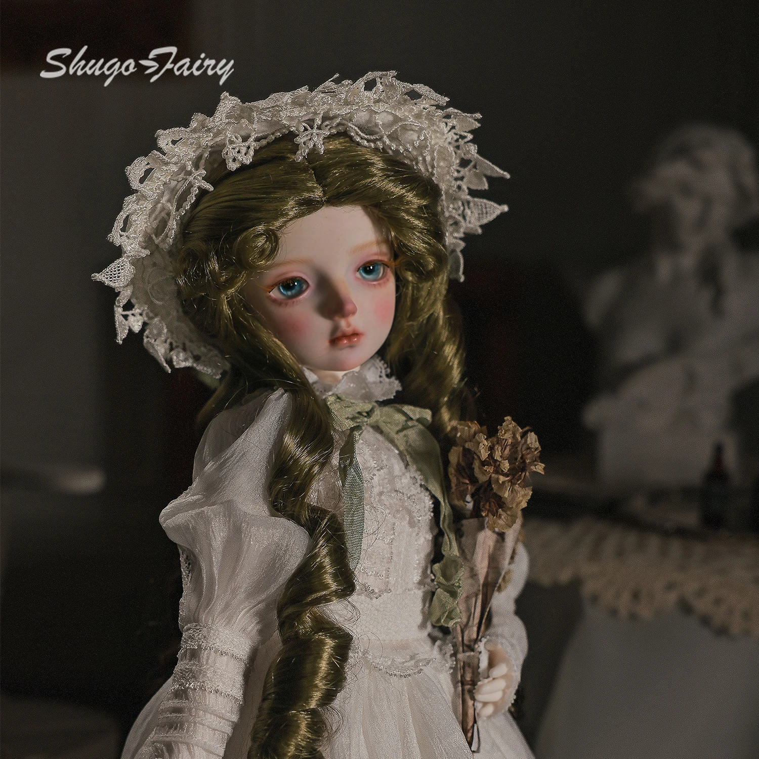 Shugafairy Bluesno Original Bjd Doll 1/4 Full Set Female Vintage Antique Dolls Toy for Ball Jointed Dolls Bjd