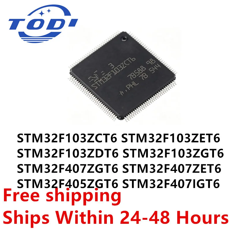 (1piece)100% New STM32F407ZGT6 STM32F407ZET6 STM32F103ZDT6 STM32F103ZCT6 STM32F103ZET6 STM32F103ZGT6 STM32F405ZGT6 STM32F407IGT6