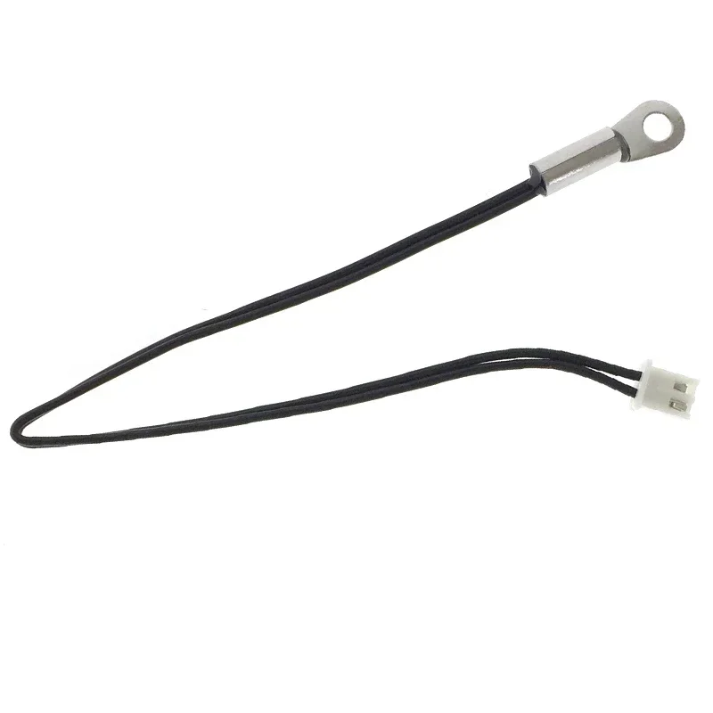 10PCS M4 NTC Thermistor 10K B3470  Surface Fixed Temperature Probe  Sensor 26AWG 10CM XH2.54- 2P  Plug