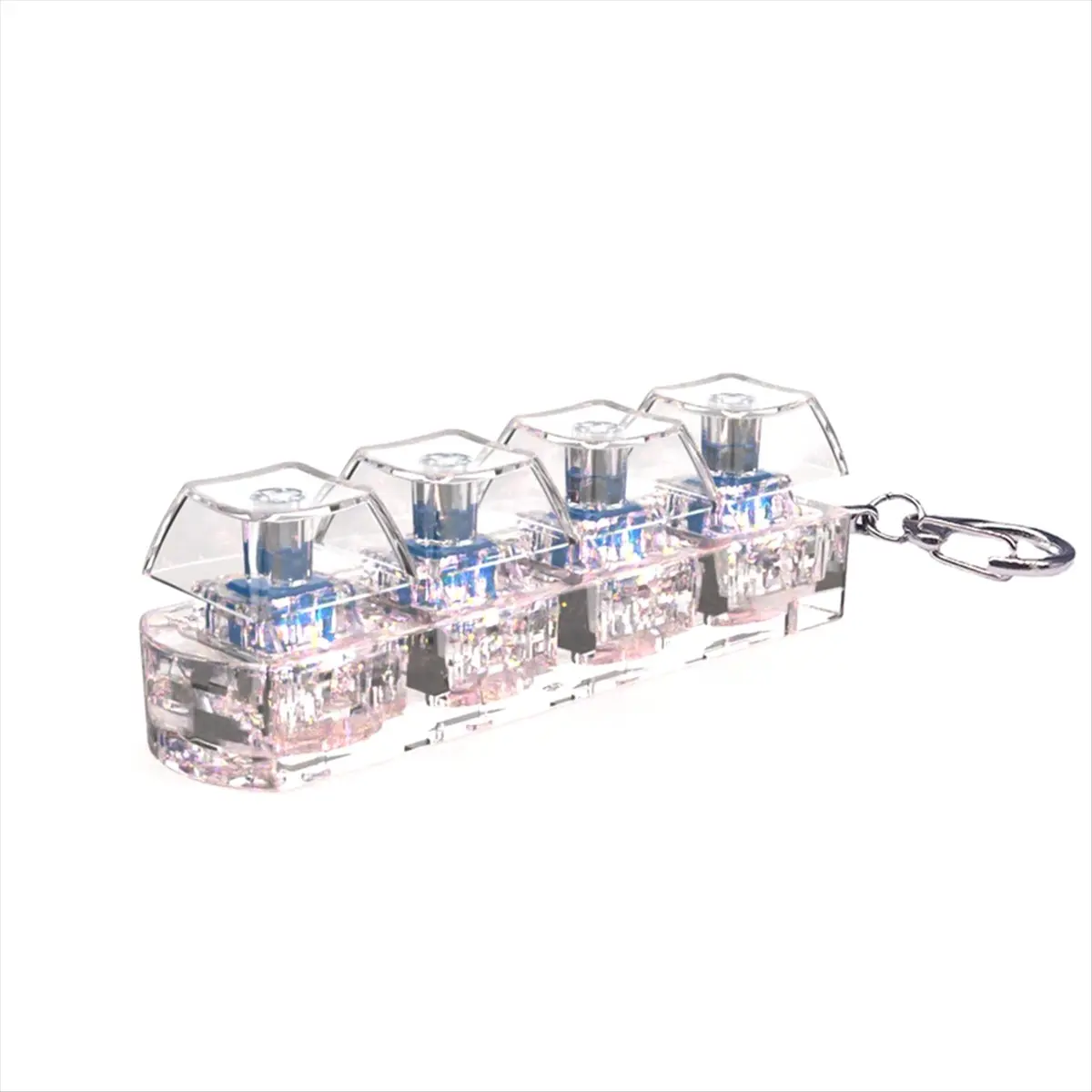 [HUND Store]~4Keys Keyboard Keycaps Fidget Toy Stress Relief Diy Keycaps Toy Keyboard Caps Finger Button Fidget Finger Keycaps D