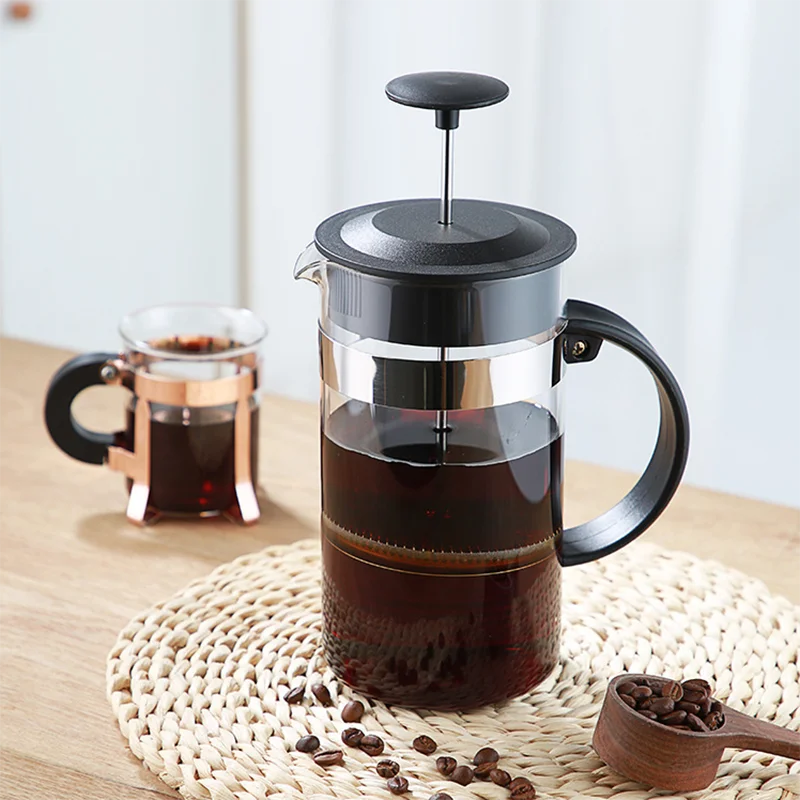 

350-1000ml French Press Coffee Pot French Press Pot With Filter Heat Resistant Borosilicate Glass Coffee Pot Percolator Tea Milk