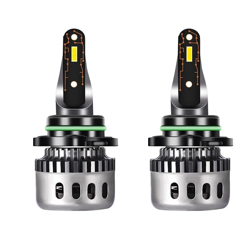 Super Bright 100W 6500K LED Headlight Bulbs with IP68 Waterproof Rating for Car Light Retrofitting - H4