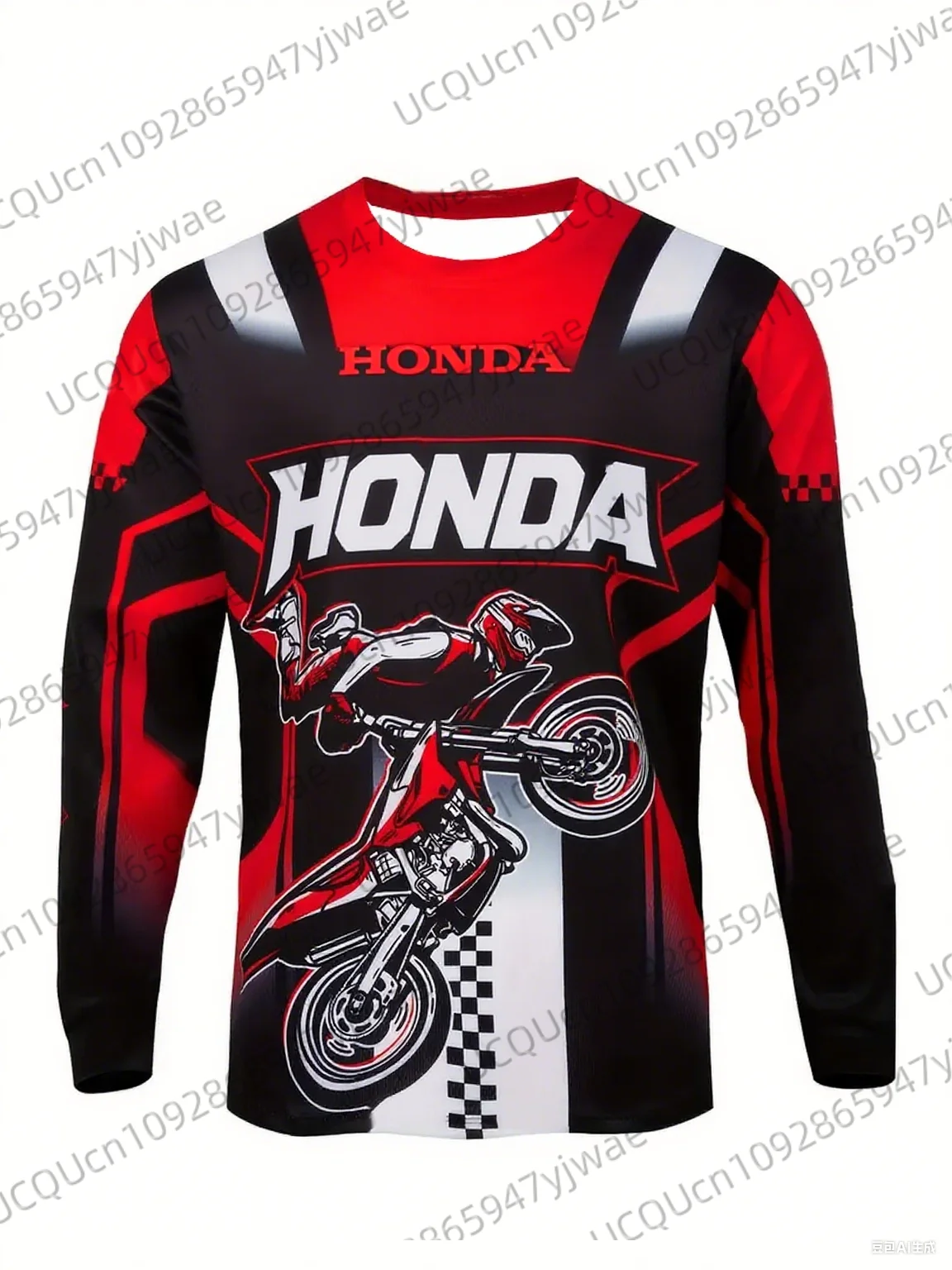 

2025 Honda Adventure Off Road Motorcycle Breathable Quick Dry Mountain Bike Jersey for Racing Enthusiasts T-shirt Tops