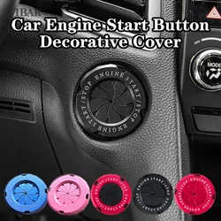 Car Engine Start Stop Button Cover Car Interior Ignition Start Switch Knob Protective Cover Car Accessories