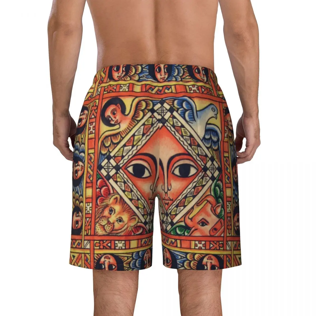 Äthiopische alte Kunstdruck Herren Badehose schnell trocknen Beach wear Beach Board Shorts Boards horts