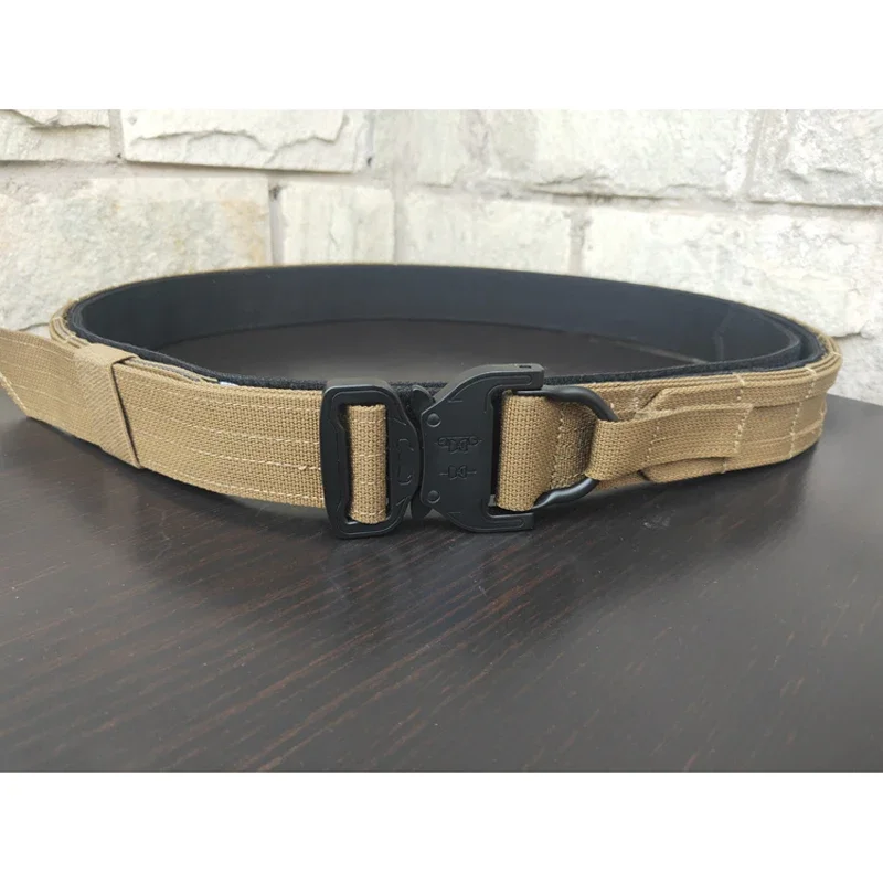 Tactical Belt Airsoft Training Molle Battle Belt Outdoor Hunting Shooting Combat Quick Release Fighter Belt Gear