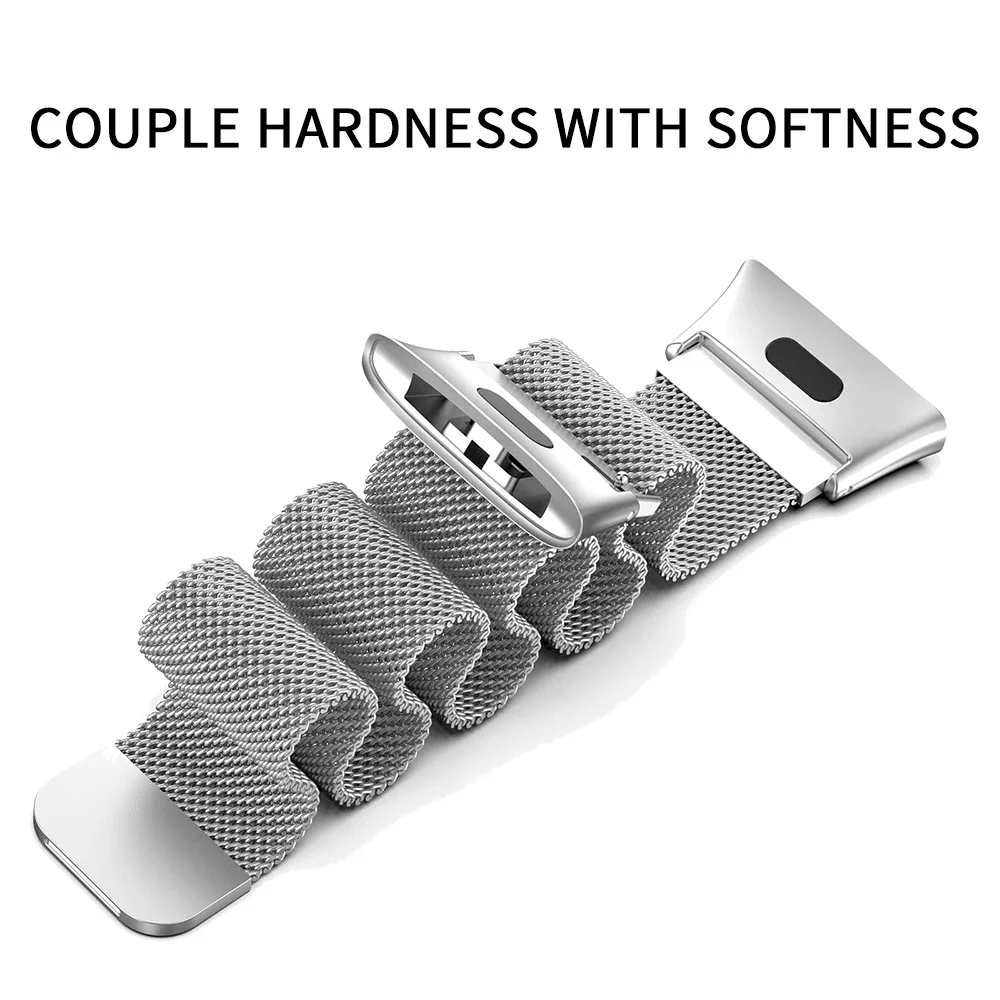 Milan Magnetic Loop Strap For Redmi Watch 3 Active Smart Replacement Bracelet For Xiaomi Redmi Watch 3 Lite Metal Wrist Band