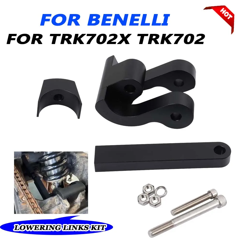 

Motorcycle Rear Suspension Lowering Links Kit Cushion Drop Linkage for Benelli TRK702X TRK702 TRK 702 X TRK 702X Accessories