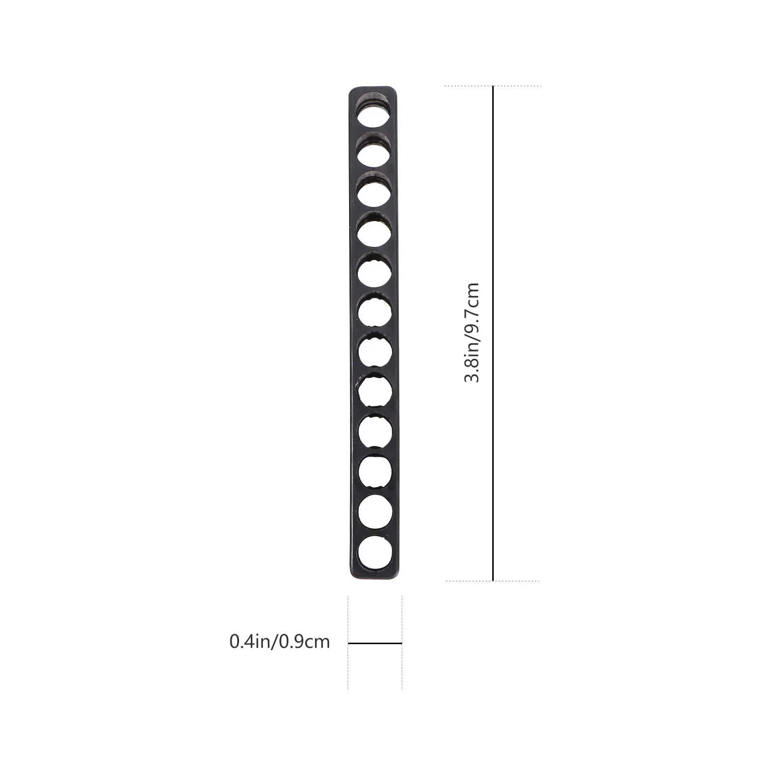 10 قطعة 12 ثقوب عرافة مفك بت حقيبة للتخزين منظم البلاستيك المرن سهلة الإدراج المسمار بت حقيبة للتخزين