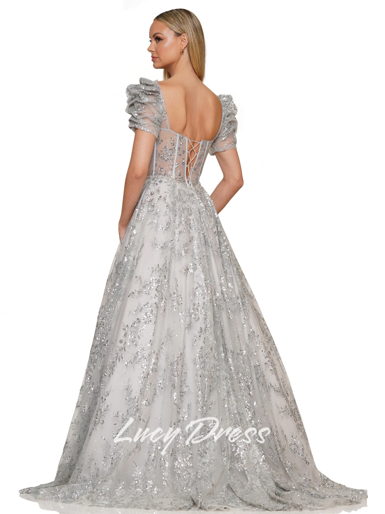 루시 맞춤형 럭셔리 이브닝 드레스 여성 드레스 갈라 특별 행사 드레스 우아한 파티 드레스 댄스 파티 드레스 여성 فساتين سهرة