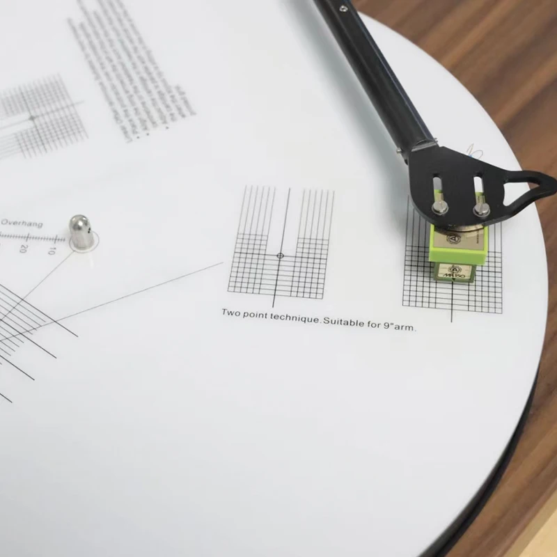 Cartridge, Stylus Calibration Plate, Vinyl Record Player, Over-distance Detection Ruler, Side Slip Adjustment Plate, 3mm