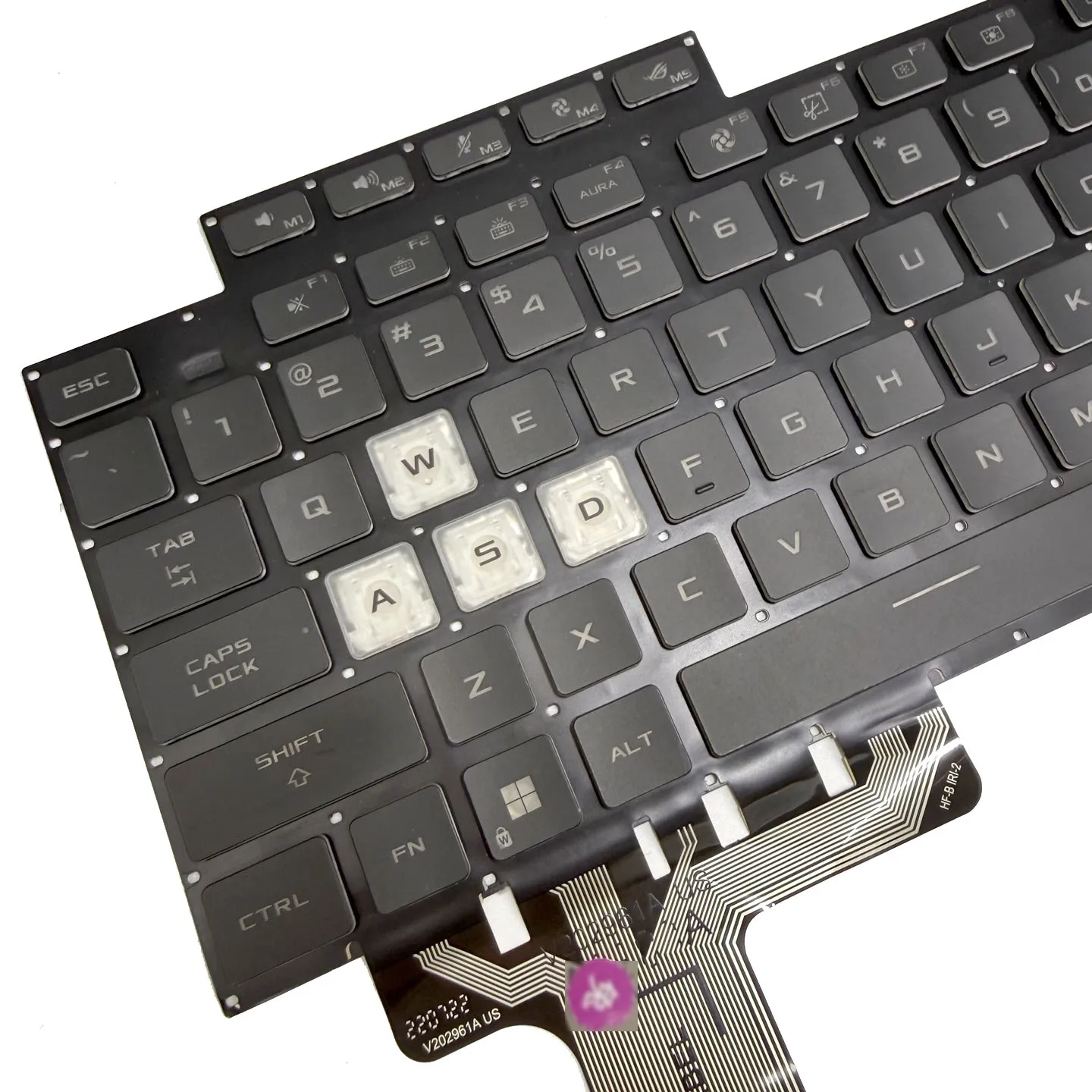 Immagine 7: Supporto per Tasti della Tastiera per Rog Strix G713P/Rm/Rw/Qm/Qy/Gun God 6Plus G733Qr/Qsa/Pyv