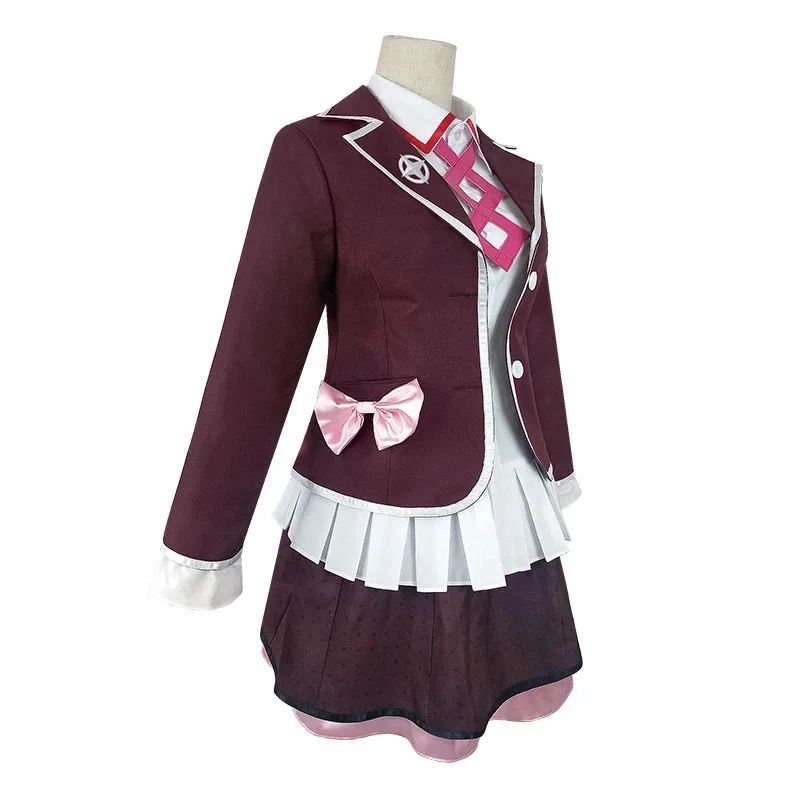 2025 11 لعبة دانغانرونا تأثيري Utsugi Kotoko زي المرأة JK زي مدرسي دعوى تنورة أغطية الرأس هالوين كرنفال الزي مع