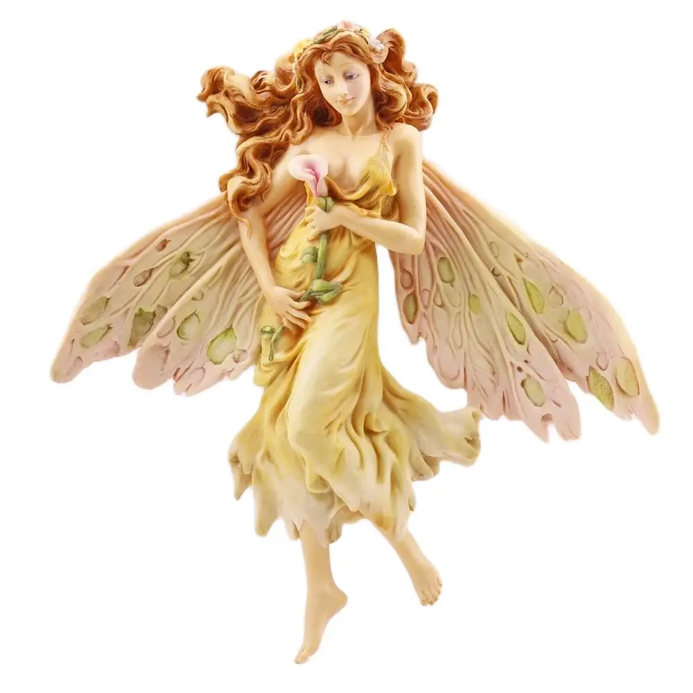 2024 New Butterfly Fairy Silicone Decorative Cake Chocolate Baking Mold Calla Lily Fairy Large DIY Wall Gypsum Resin Soap Wax