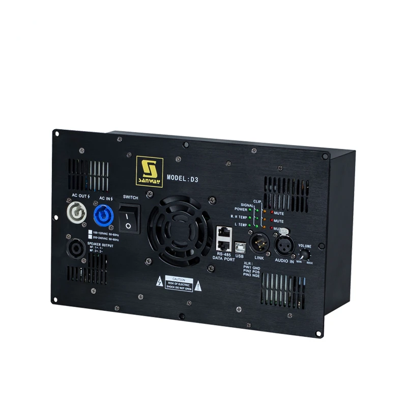 

D3 1800W Audio DSP Active Speaker Power Amplifier Module