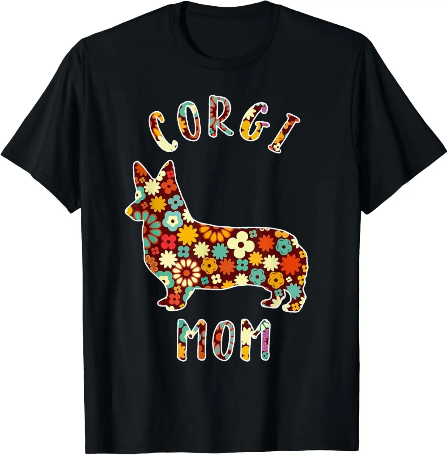 Забавная футболка корги мама Собака Мама подарок владельца корги унисекс