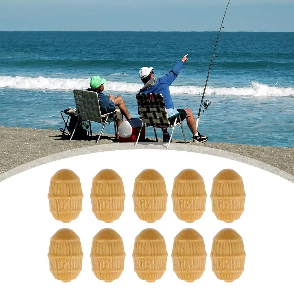 Hirisi 10 قطعة المكسرات النمر الكارب الصيد السحر لينة العائمة النمر الجوز الطعوم الكارب الصيد الطعم الاصطناعي السحر الكارب الصيد أداة