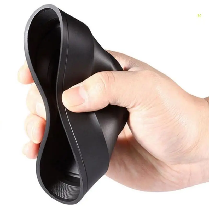 Conjunto capa lente câmera 49mm, designs dobráveis, bloco excesso luz solar, redução flare, dropshipping