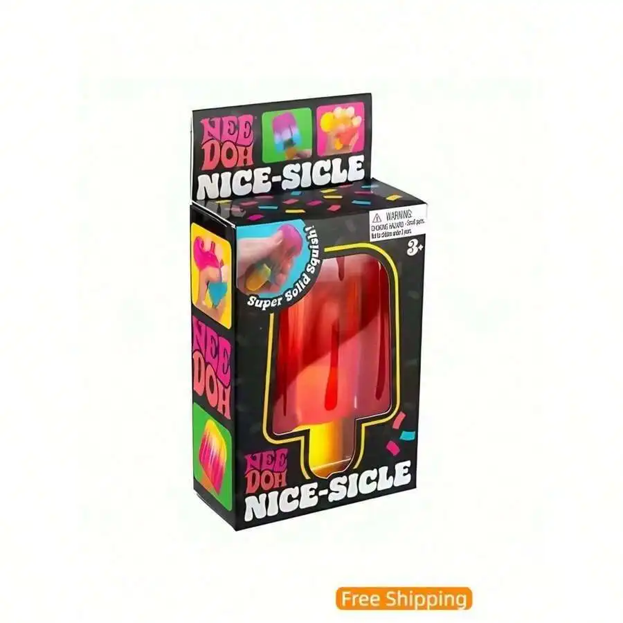 

Squeezable Pizza Fidget Toy, Moldable Stress Ball for All Ages, Tactile Sensory Play for Study & Work Relief