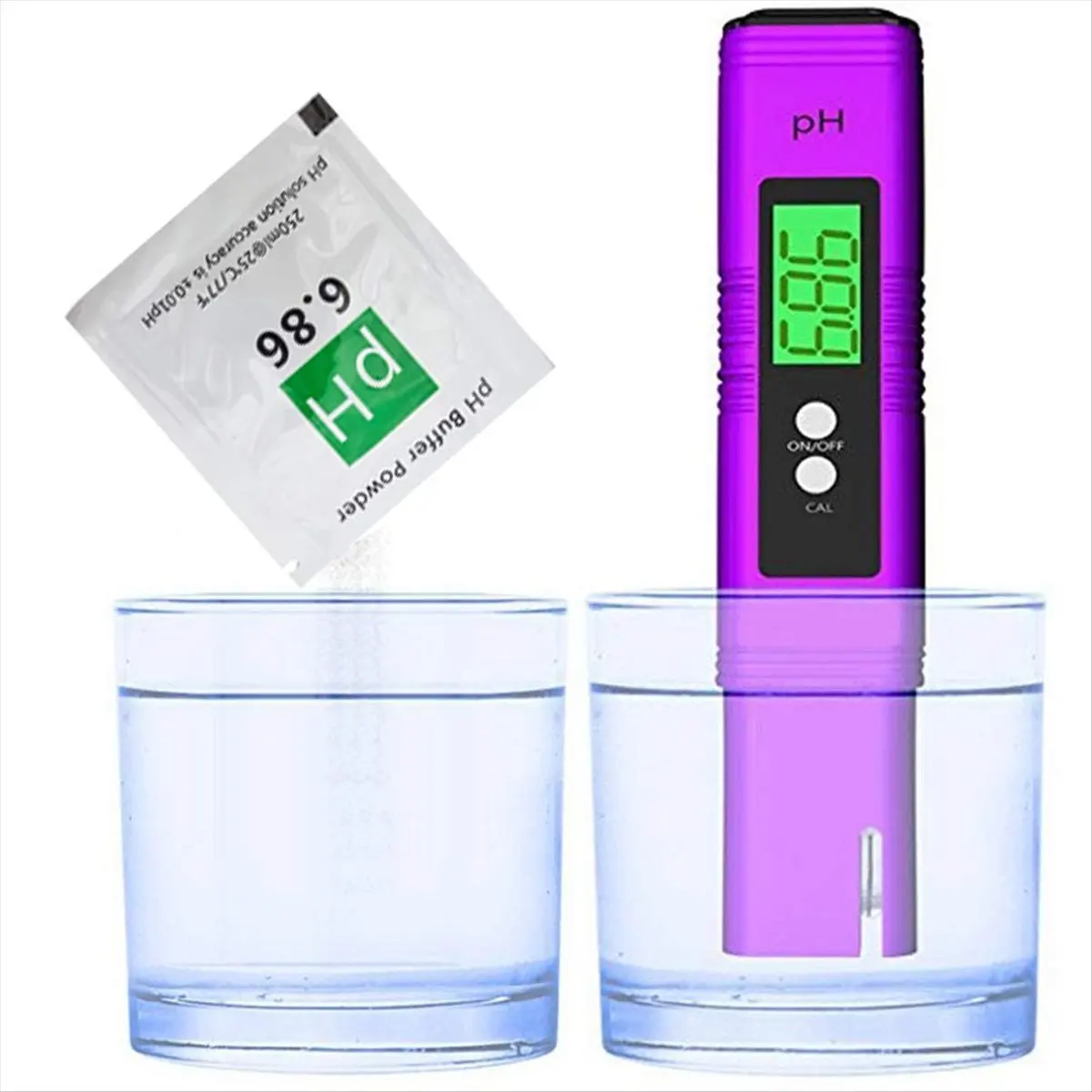 DT35New Arrival 12 Pack PH Meter Buffer Solution Powder 6.86/4.00/9.18, PH Calibration Solution Packets for Precise PH Meter