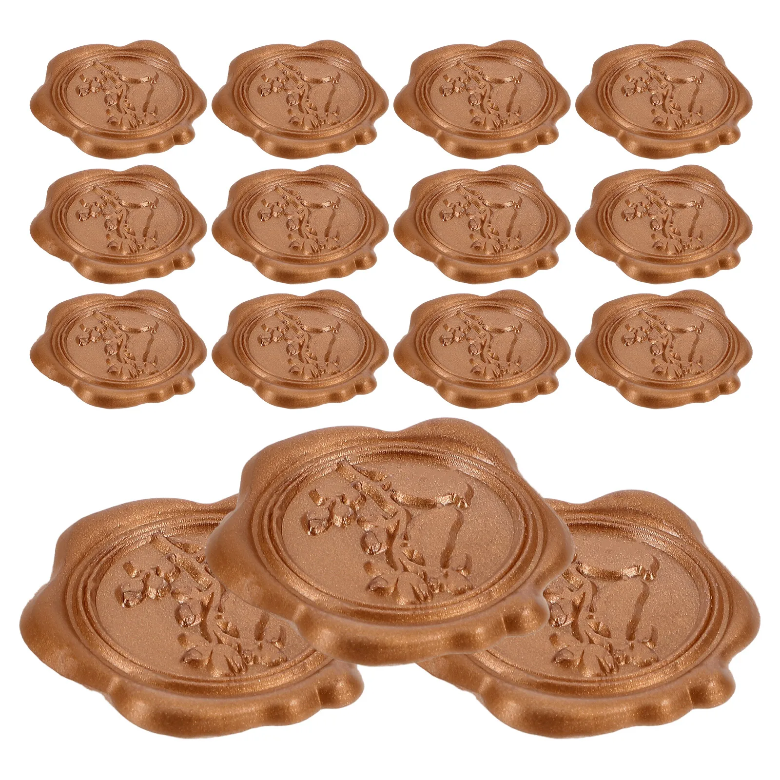 

20pcs Invitation Sealing Stickers Adhesive Wax Seal Envelope Decorative Scrapbooking Letter Lacquer Decals Craft Gift Box