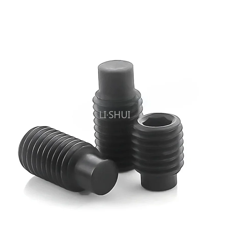 M3 M4 M5 M6 M8 M10 M12 Grade 12.9 Steel Allen Head Hex Hexagon Socket Set Screw with Dog Point Grab Grub Convex End Bolt DIN915