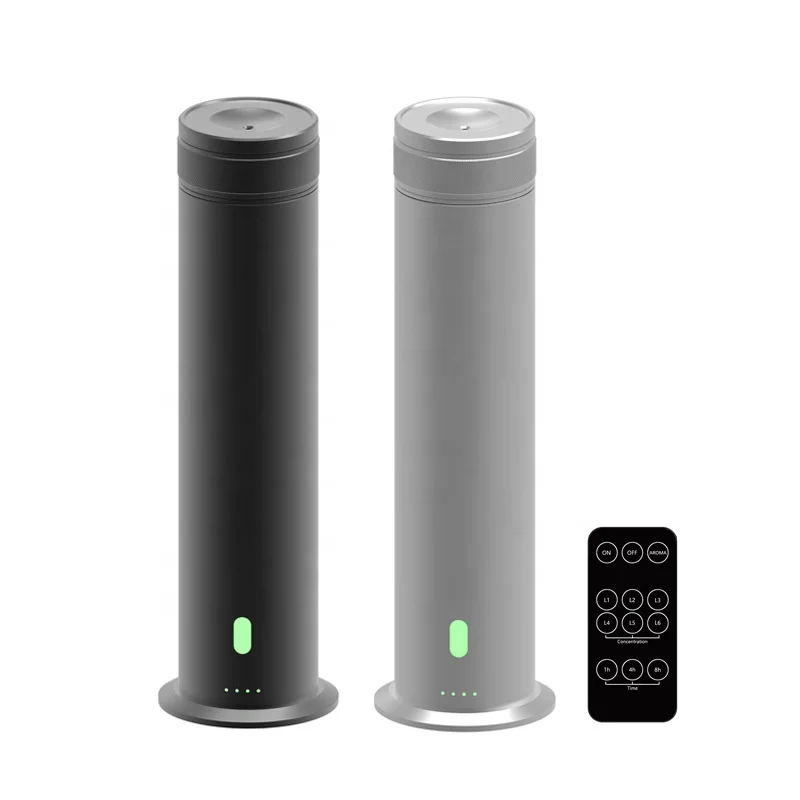 

Deluxe appearance silver large space remote USB tower fragrance diffuser anhydrous essential oil aromatherapy diffuser gift
