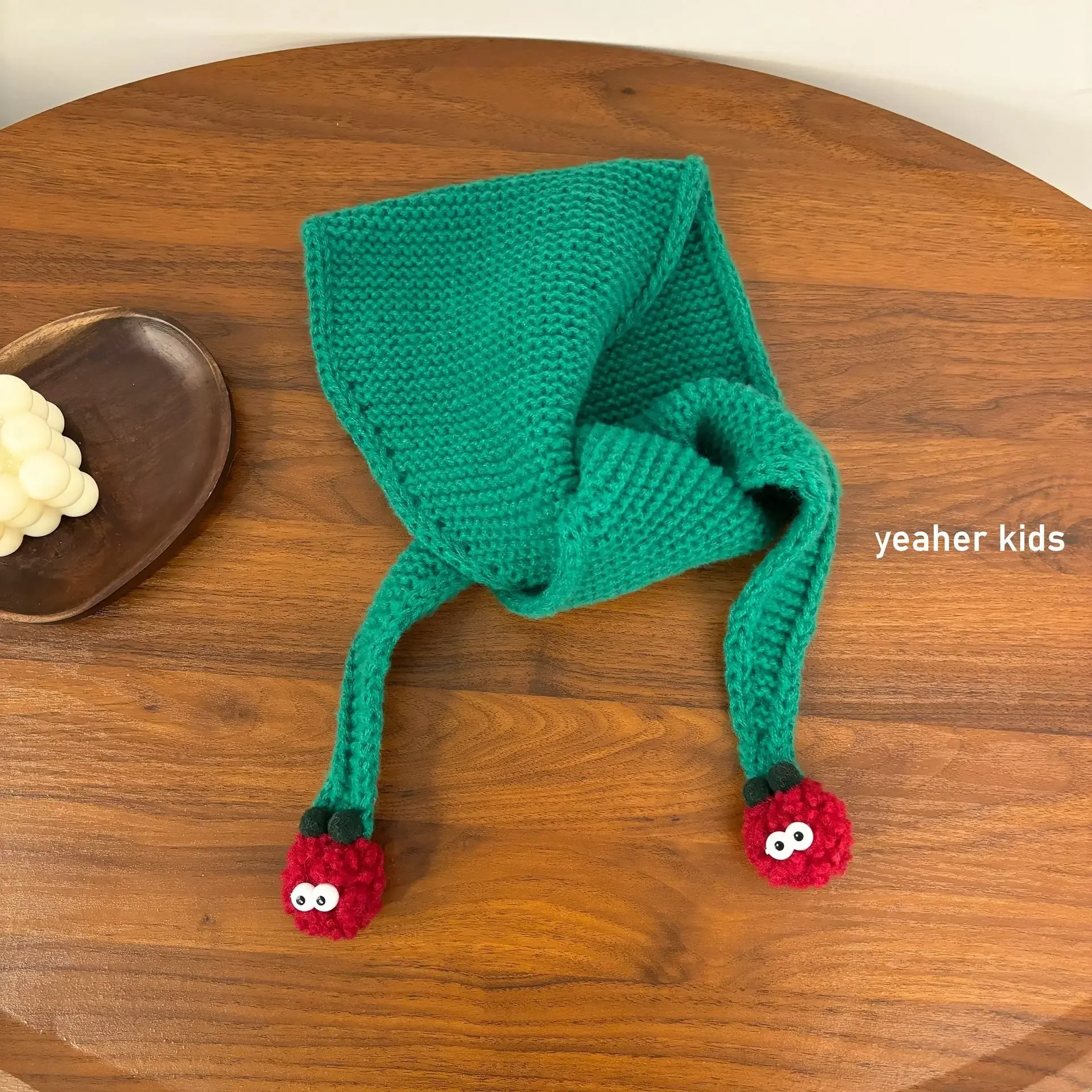 Einfarbiger Babyschal Herbst Winter Warmer Verdickter Gestrickter Weicher Wollschal für Jungen Mädchen Kleinkinder Kinder Anti-Kälte-Schal – Detail 6