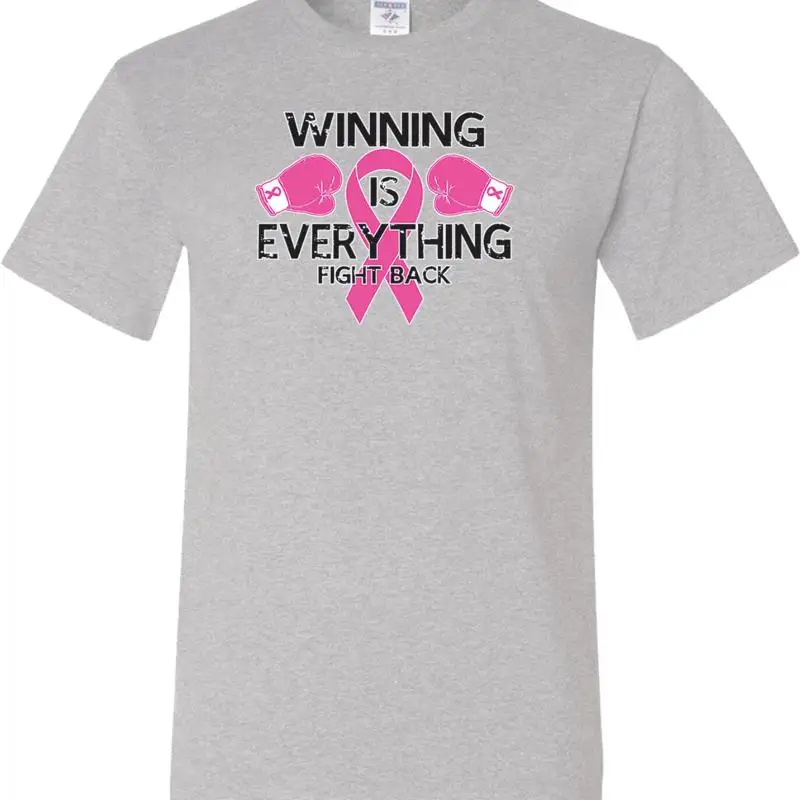 

Купить крутую футболку «Рак молочной железы», побеждается все, что высокий