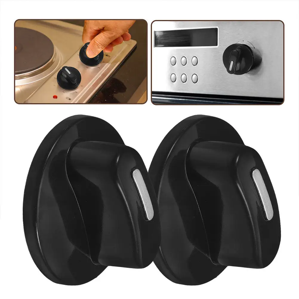 4Pcs Universal Timer Knobs Replacement 6Mm Plastic D-Shaft Control Knobs for Electric Pressure Cookers Oven Accessories