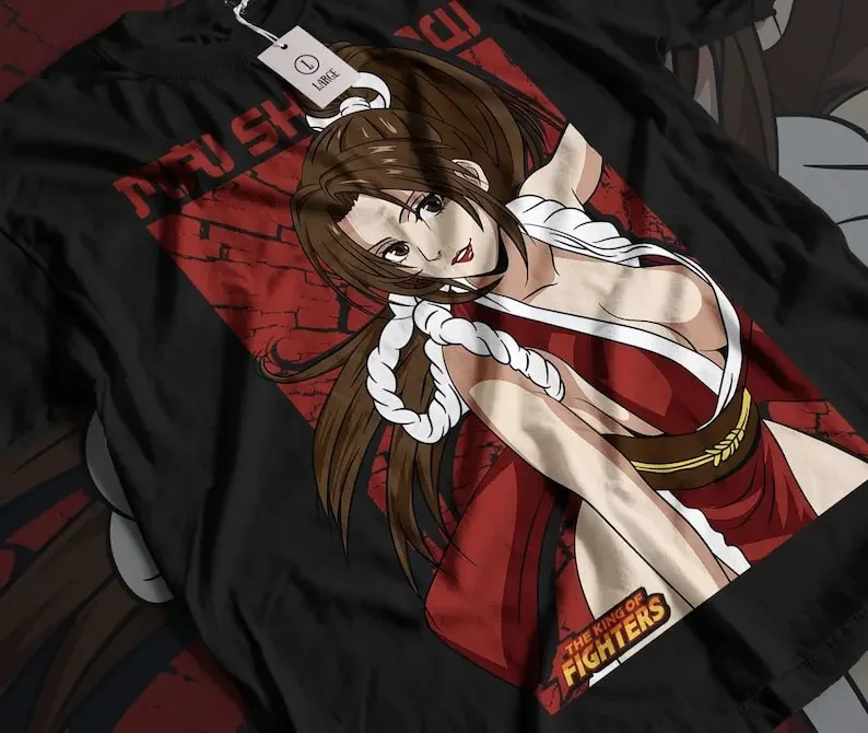 Kof2002文字のユニセックスTシャツ、プレミアム、2k2
