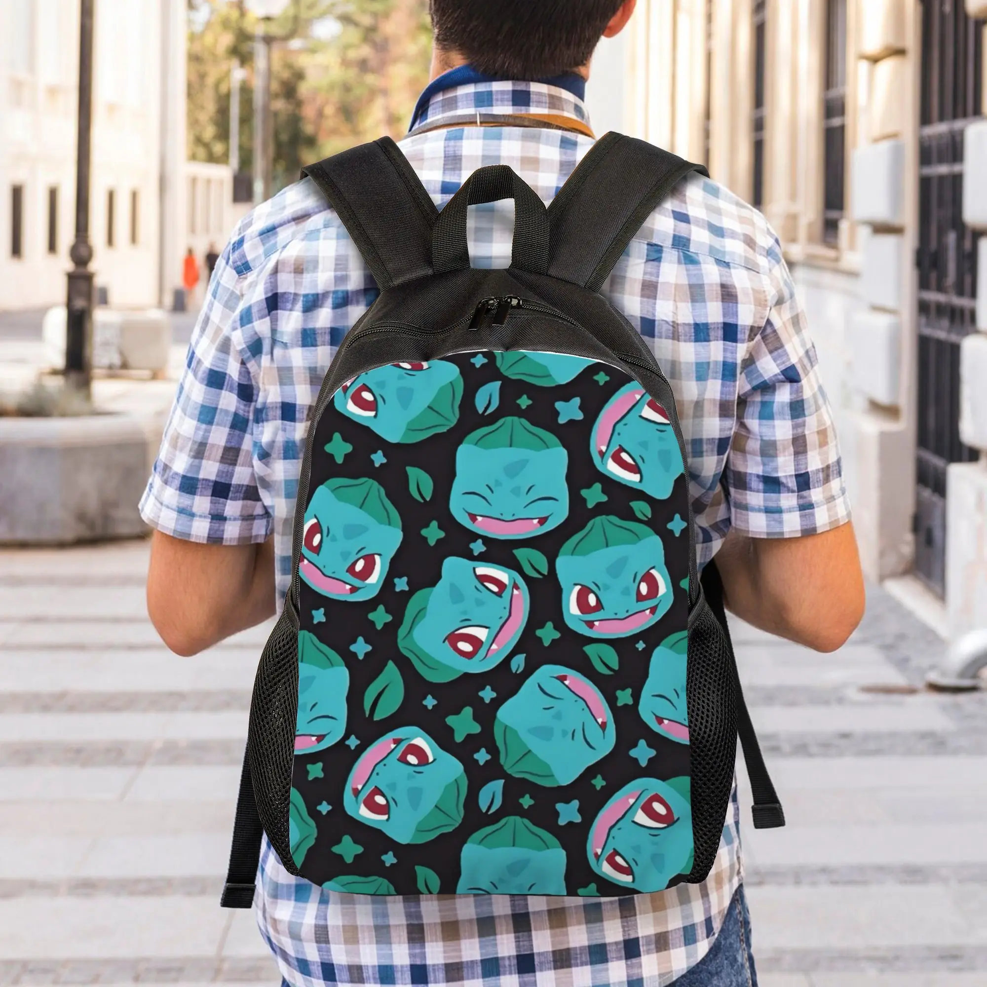 

Back to school season Dual-Use Bulbasaur Schoolbag Pokemon Students Laptop Bag Backpack