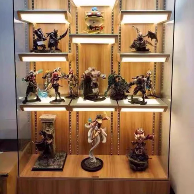 

Figure Display Cabinet Model Toys Le Transparent Glass Showcase Helmet Gundam High Household Storage Cabinet Gift Cabinet