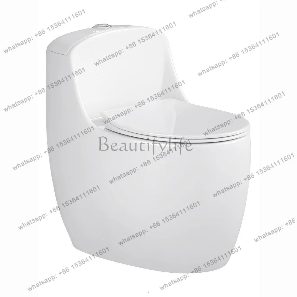 New ordinary toilet large-diameter deodorant, anti-splashing, water-saving siphon flushing