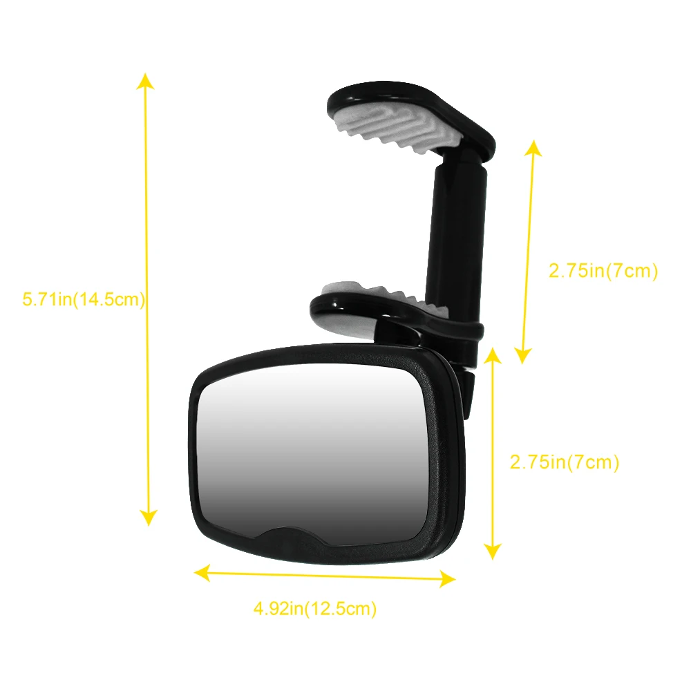 1PC Baby Car Mirror Adjustable Child Observation Safety Mirror Convex Lens with Wide Field of View Shatter-proof Mirror image 2