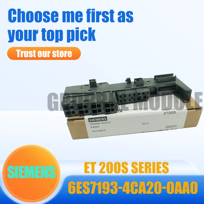 

New Original SIEMENS 6ES7193-4CA20-0AA0 6ES7 193-4CA20-0AA0 ET200S terminal module