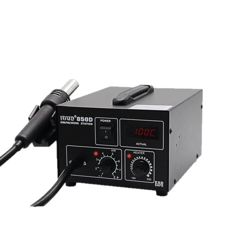 850D anti-static heat gun mobile phone computer maintenance temperature 852 digital display constant temperature hot air