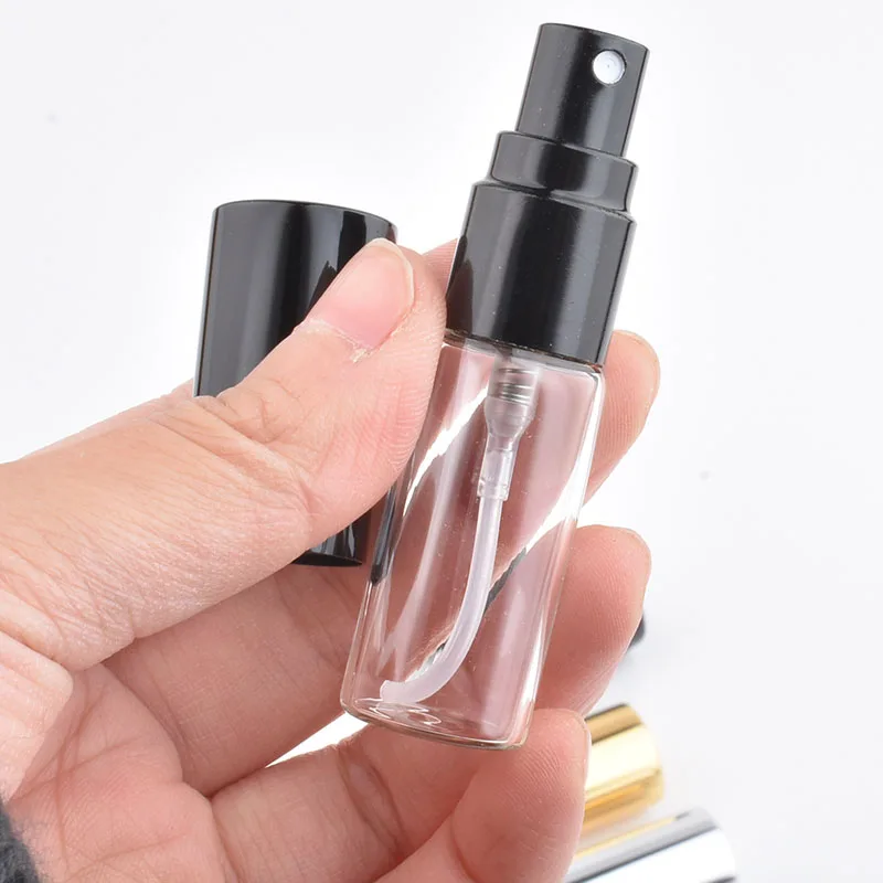 20pcs 5ml Portable Empty Cosmetic Case Travel Spray Bottle Perfume For Gift Sample Mini Bottle Parfum Makeup Containrs