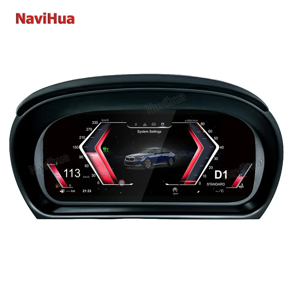 Navihua  for BMW 3 Series E90 E91 E92 2005-2012 LCD Dashboard Speedometer Digital Cluster Dashboard Virtual Cockpit Digital