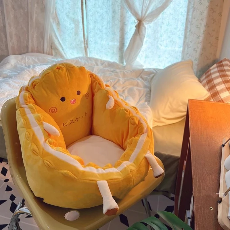 

Cushion backrest integrated tatami futon soft seat pier
