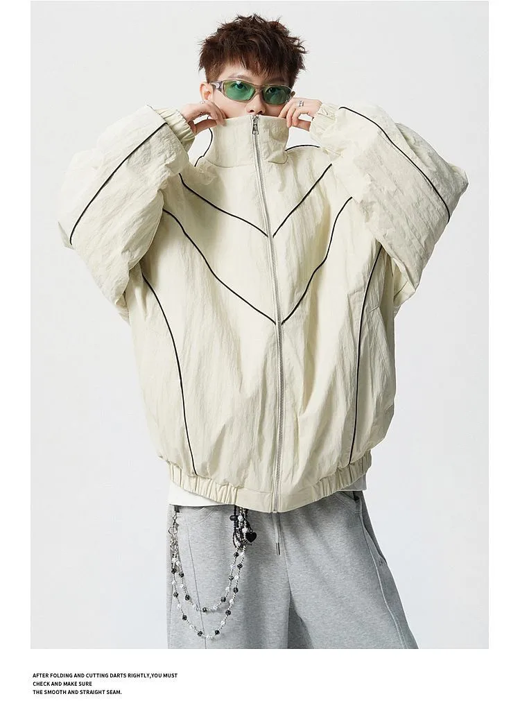 2026 New Stand-up Collar Loose Parkas Men Winter Long Sleeve Cotton-padded Jacket Male Clothing Solid Color Outerwear C959