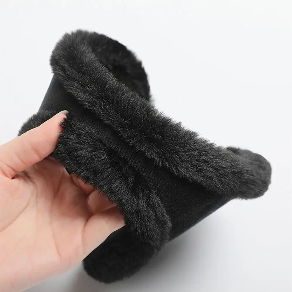 ที่ปิดหูกำมะหยี่หนานุ่ม กันลม กันหนาว สำหรับฤดูหนาว  แบบหนาพิเศษ ให้ความอบอุ่น  ใช้ได้กับหูฟัง