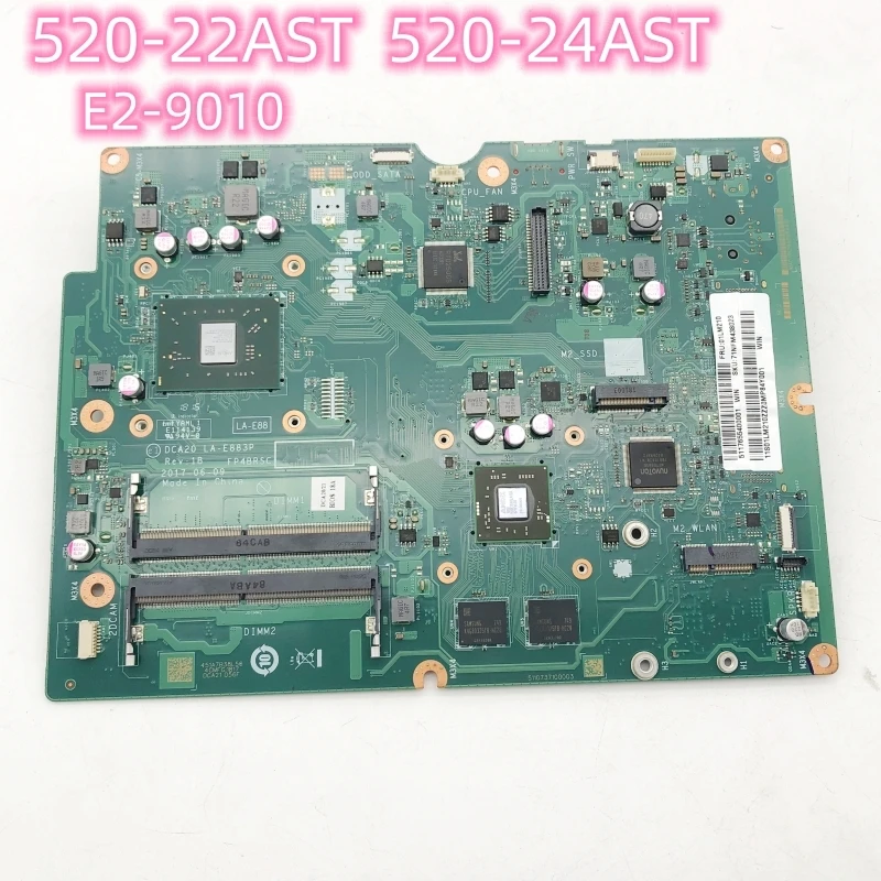 

01LM210 For Lenovo AIO 520-20AST 520-24AST E2-9010 Motherboard DCA20 LA-E883P Mainboard 100%Work