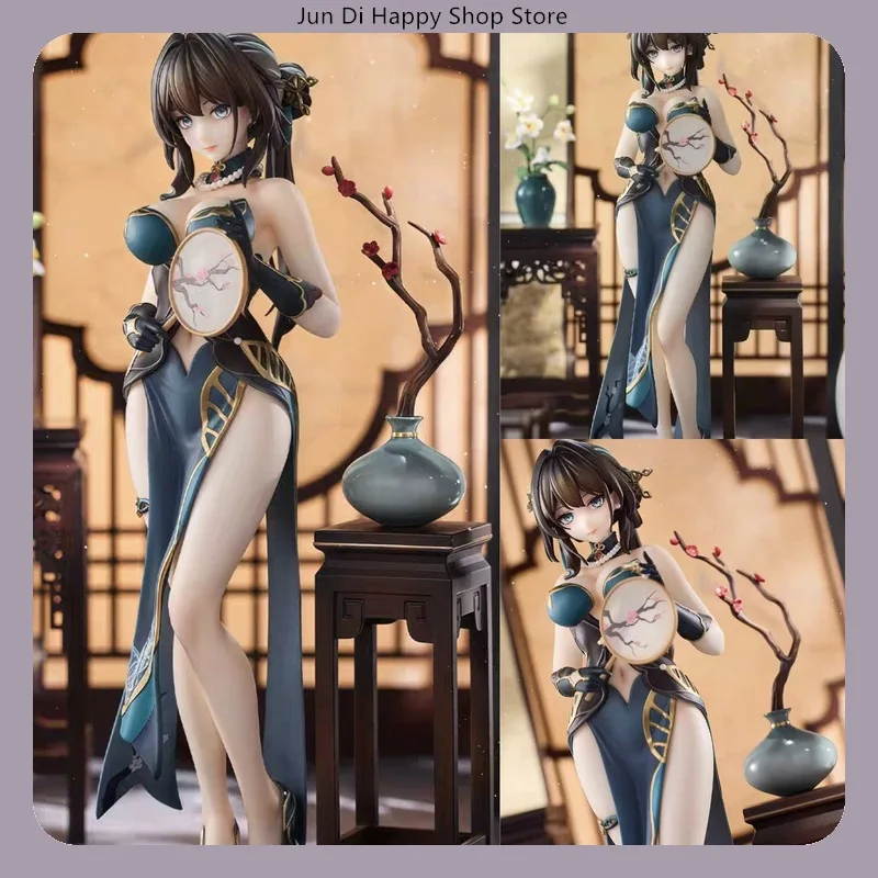 

Аниме-фигурка Qipao Ruan Mei, 24 см, в позе стоя, коллекционная статуэтка, украшение для рабочего стола, игрушка, подарок для фанатов